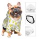 thumbnail image 3 of Fotbe Yellow Lemon Leaves Sudadera con Estampado para Perros Pequeños – Suéter con Capucha para Mascotas, Tela Suave de Forro Polar con Bolsillo-Large, 3 of 7