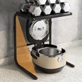 thumbnail image 3 of Étagère de Cuisine Rétractable pour Micro-Ondes, Organisateur de Rangement de Cuisine à 2 Niveaux en Métal Acier Extensible pour Comptoir de Micro-Ondes, 3 of 8