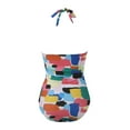 thumbnail image 5 of Gibobby Traje de baño completo mujer Traje de baño de 1 pieza para mujer, traje de baño Sexy con realce, traje de baño de cintura alta, traje de baño de (Azul,G), 5 of 5
