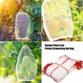 thumbnail image 2 of 100Pcs Garden Plant Fruit Protect Drawstring Net Bags Against Insect Pest Bird, 2 of 8