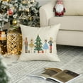 thumbnail image 2 of Christmas Pillow Covers 18x18 Inch,Nutcracker Christmas Tree Decorations Pillows Decorative Throw Pillow Cases,Xmas Cushion Covers for Winter Holiday Home Couch(38), 2 of 5