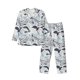 thumbnail image 1 of Balery Sea Animal Pijama para Hombre de Dos Piezas con Manga Larga, Conjunto de Dormir y Descanso Suave con Bolsillos-Medium, 1 of 7