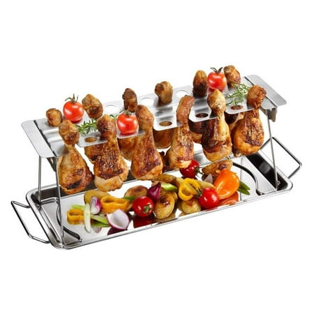 

Mausahen Barbecue Chicken Leg Rack Holds 12