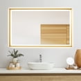 thumbnail image 5 of Altair Anti-Fog Dimmable Bathroom LED Vanity Mirror, Matte Black or Gold - 3 Sizes up to 48", 5 of 7