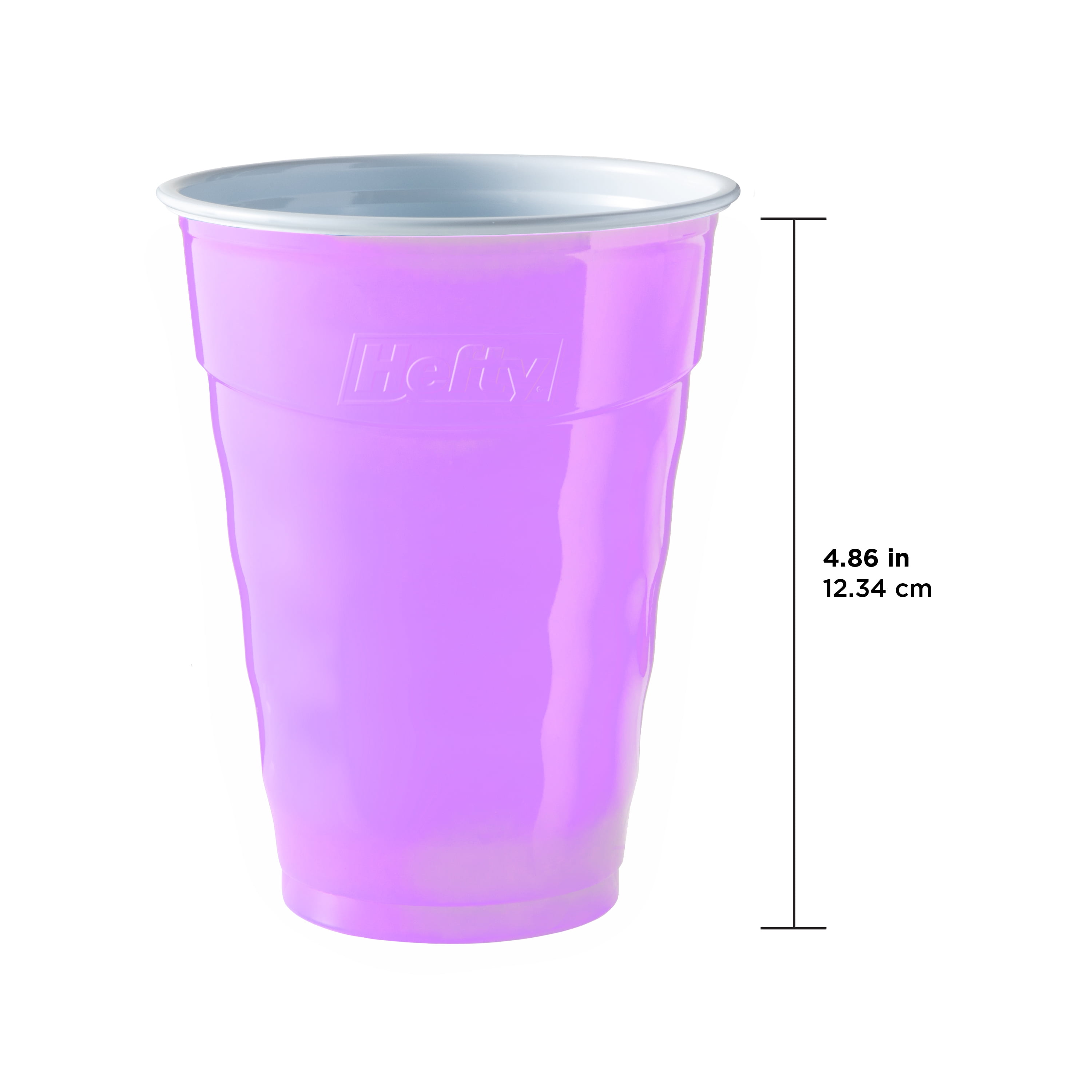 Hefty 18oz Grip Violet Cups, 50ct