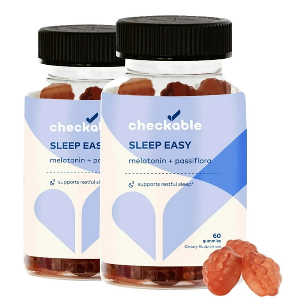 Checkable Health Melatonin Gummies Gummy Sleep Aid Supplements with