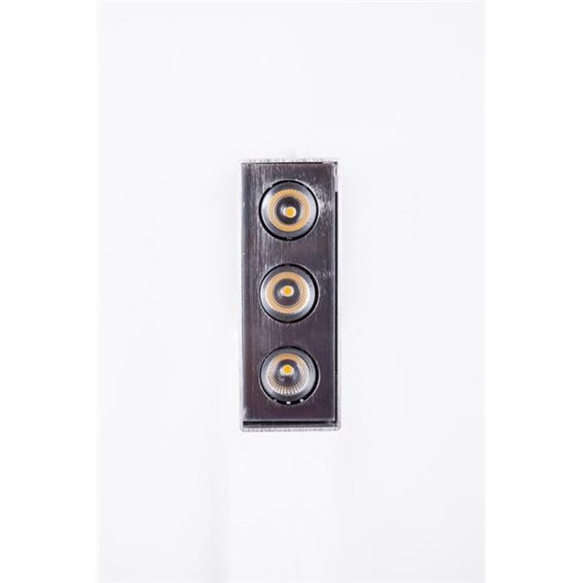 Control Brands LS0093S le Triple Projecteur Jupiter&44; Aluminium - 4.75 in.