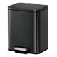 thumbnail image 1 of Bote de basura EKO Madison Acero Inoxidable 20 L Negro Con tapa y pedal, 1 of 5