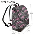 thumbnail image 2 of Horeoi Lovely Mom Ever for Womens Leather Backpack for School Travel Work or Casual Use with Zipper Pockets and Spacious Interior, 2 of 4