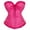 Hot Pink, variant on Fjofpr Clearance Sale Purple Corset Tops for Women Fashion Women's Plus Size Boned Corsets Shapewear Outfit Solid Sexy Underwear Shapewear