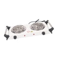 thumbnail image 1 of 2000W 电热管单头电热炉电炉迷你煮茶小电炉温控电热 2000W白色蚊香管 手柄款 110V 美规, 1 of 8