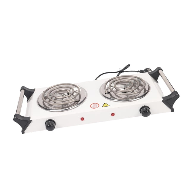 2000W 电热管单头电热炉电炉迷你煮茶小电炉温控电热 2000W白色蚊香管 手柄款 110V 美规