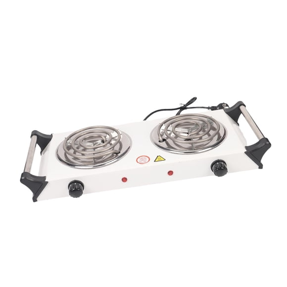2000W 电热管单头电热炉电炉迷你煮茶小电炉温控电热 2000W白色蚊香管 手柄款 110V 美规