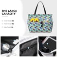 thumbnail image 3 of Fuzoiu Transport Print Waterproof Beach Tote Bag for Women Girls with Zipper,Sandproof Pool Swim Bag,Large Capacity Beach Travel Bag for Pool Swim Travel Everyday, 3 of 7