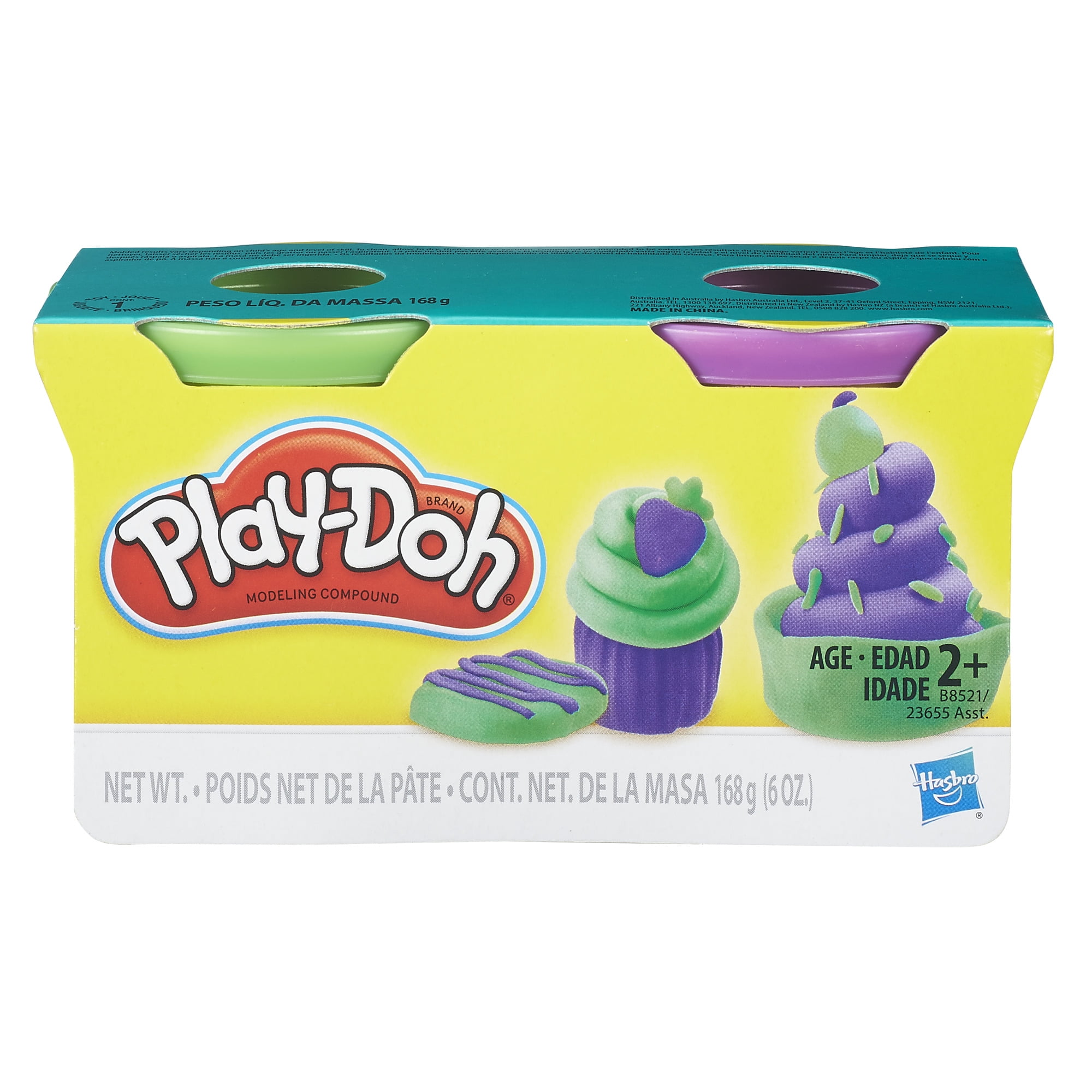 white play doh individual cans