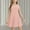 Pink, variant on Girls Dresses Cute Solid Color Mesh Stitching Summer Short Everyday Dress for Girls - for and Casual Outings