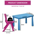 thumbnail image 2 of Domi Outdoor Living 5 Pieces Plastic Toddler Kids Table and Chair Set, Home,Children's Day Gift, 2 of 7
