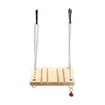 thumbnail image 1 of Juguete de columpio para hámster, juguete de fitness para hámster, juguete de percha de madera para masticar, soporte para hámster, juguete de percha Estilo B, 1 of 8