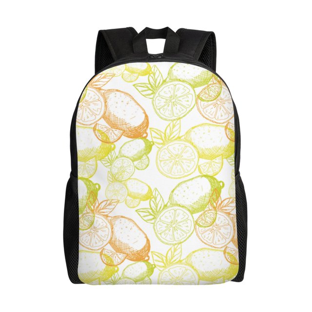 Balery Lemon Potatoes Mochila - Mochila Estilosa y Duradera para Laptop de 15 Pulgadas con Tela Oxford Impermeable