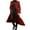 Red, variant on Viikei Mens Coats Outerwear Winter Mens Winter Coats Men's Winter Fashion Long Trench Coat Easy Color Warm Lapel Coat Business Casual Coat