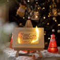 thumbnail image 4 of TOPRenddon Christmas Gifts Christmas Flame Greeting Card DIY Handmades Burning With Matches Happy Birthday Envelope Paper Material Wrapped Greeting Card Gift To Girlfriend, 4 of 5