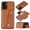 Brown, variant on For Xiaomi Redmi Note 10 Double Buckle PU + TPU Shockproof Magnetic Protective Case with Card Slot