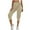 Beige, variant on HOOJT Clearance!Women 3/4 Summer Cotton Fit Leggings Capri Sweatpants Casual Workout Elasticated Waist Tracksuits Women Running Jogger Pants