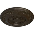 thumbnail image 3 of Ekena Millwork 25 7/8"OD x 2 1/4"P Nestor Ceiling Medallion (Fits Canopies up to 5"), Hand-Painted Stone Hearth Crackle, 3 of 6