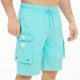 thumbnail image 4 of Ceisia Men's Spring Summer Solid Color Gift Elastic Waist Drawstring Swimming Trunks - Lightweight Beach Casual Pocket Shorts, 4 of 6