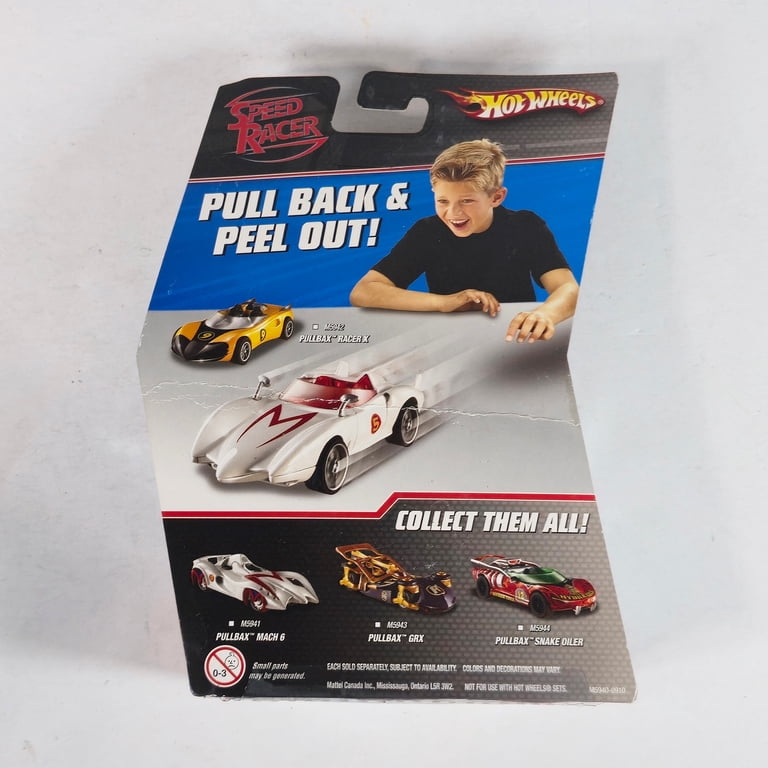 Hot Wheels Speed Racer Mach 5 Pullbax Diecast Car - Walmart.com