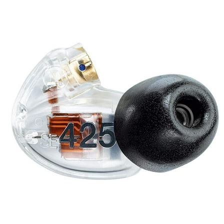 Shure SE425 Left Side Earphone Piece, No Cable or Clip, Clear