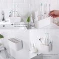 thumbnail image 3 of Toothbrush Holder Multifunctional Electric Toothbrush Holder Wall Mounted Toothb, 3 of 4
