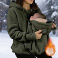 thumbnail image 2 of CAUYDY Womens Baby Pouch Hoodies with Pockets Oversized Hoodies Lightweight Baby Pouch Hooded Sweatshirt, 2 of 7