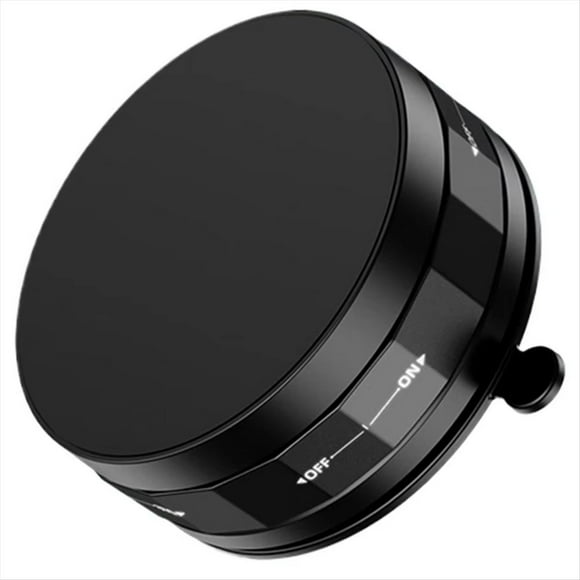 Soporte Magnético para Teléfono con Ventosa para Coche, Rotación de 360 Grados, Color Negro.