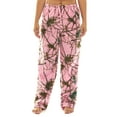 thumbnail image 4 of TrailCrest Womens Open Bottom Sleep and Lounge Coral Fleece Camo Pajama Pants, 2X, 4 of 6