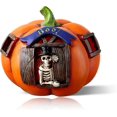 thumbnail image 1 of Halloween Pumpkin Skull Lamp, Creative Resin Hollow Pumpkin With Led Skull Light, 1 of 5