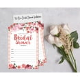 thumbnail image 5 of Inkdotpot 30 Bridal Shower InvitationsFloralWedding Fill-In Style Invites Blank Invites, 5 of 8