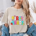 thumbnail image 4 of Jollimate First Grade Shirt, Retro Back to School T Shirt, Cute 1st Grade Teacher Graphic Tee, 4 of 6