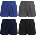 thumbnail image 2 of Falari 4-Pack Men's Boxer Underwear 100% Cotton Assorted-11 XX-Large, 2 of 5