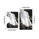 thumbnail image 3 of Juego de 2 alfombrillas de baño | Alfombras de baño de poliéster antideslizantes, absorbentes y de secado rápido | Alfombrilla de inodoro en forma de U | Alfombrillas de baño suaves y duraderas para, 3 of 6