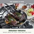 thumbnail image 4 of Juego de utensilios de cocina GreenPan Tri-Ply Reserve de acero inoxidable, 10 unidades, 4 of 9