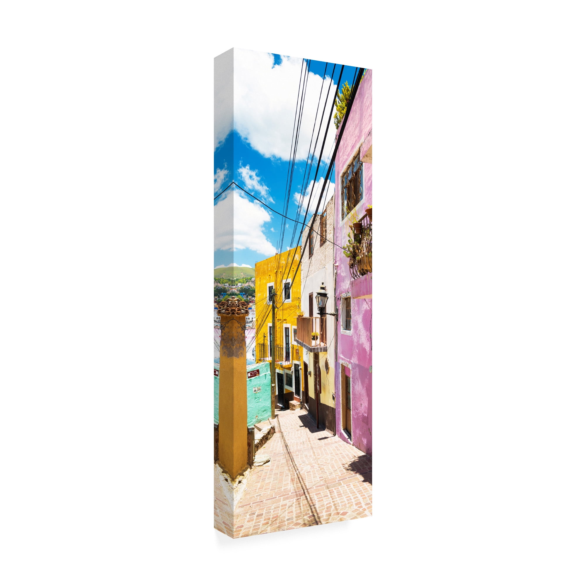 Trademark Fine Art 'Viva Mexico 2 Street Scene Guanajuato' Canvas Art by Philippe Hugonnard