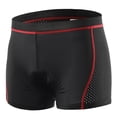 thumbnail image 3 of Tignapoo Lixada Customizable 001C Breathable Padded Cycling Shorts with Silicone Cushion, Red Accent Design, Available in EU Size M - Perfect for Comfortable Rides, 3 of 6