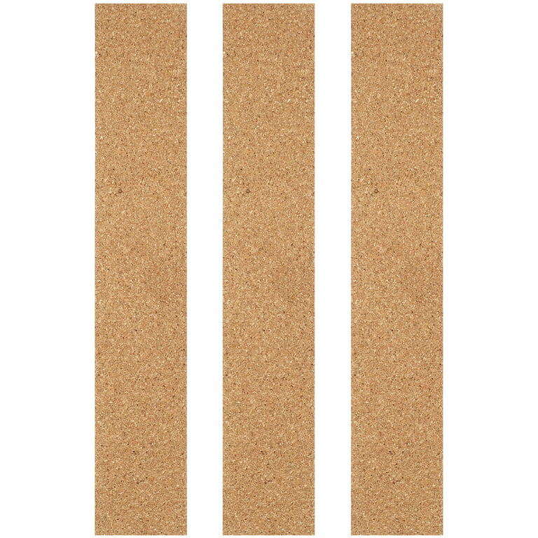 3Pcs cork board tiles Strips Pin Boards for Walls Bulletin Board