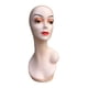 thumbnail image 2 of Cabeza de maniquí femenina, cabeza de muñeca, cabeza de entrenamiento profesional, cabeza de cosmetología, rostro calvo Estilo I, 2 of 9