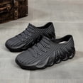 thumbnail image 5 of Crunowin Women's Comfort Rain Shoes, Waterproof Non-Slip Stylish Wide Size Soft Sole Low-Cut Outdoor Shoes Black 6, 5 of 7