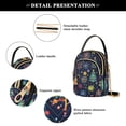 thumbnail image 4 of FORMRS Crossbody Bag for Women Quilted Travel Shoulder Cell Phone Purse with Chain Strap Handbag, Dark Blue Christmas, 4 of 7