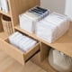 thumbnail image 5 of 2 cajas de almacenamiento divisoras Nikou para pantalones 7 compartimentos color blanco, 5 of 14