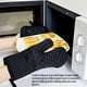 thumbnail image 2 of Cateissary 4 unids/set de guantes antiadherentes de silicona para horno, manoplas para hornear barbacoa, manoplas antideslizantes resistentes al Cocina y Comedor Romboide negro, 2 of 6