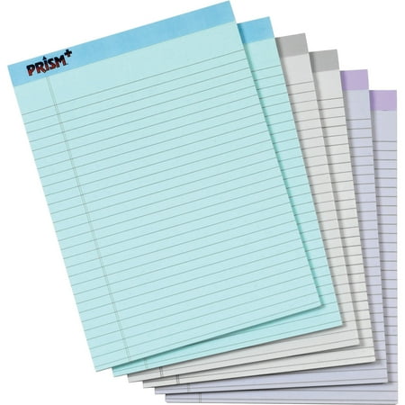 - TOPS, TOP63116, Prism Plus Colored Paper Pads, 6 / Pack
